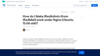 
                            9. How do I Make iRedAdmin (from iRedMail) work under Nginx ...