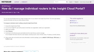 
                            6. How do I manage individual routers in the Insight Cloud Portal ...