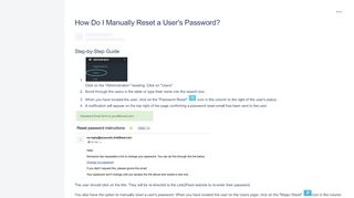 
                            6. How Do I Manually Reset a User's Password? - Link2Feed Intake User ...