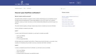 
                            8. How do I pass HashFlare verification? - support.hashflare.io