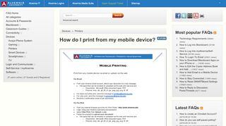 
                            8. How do I print from my mobile device? - Alvernia University