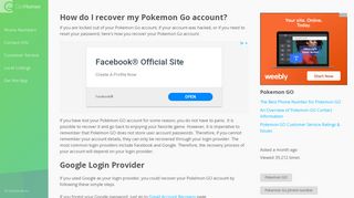 
                            2. How do I recover my Pokemon Go account? - …