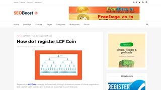 
                            1. How do I register LCF Coin - LCFHC | LCFCoins | …