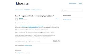 
                            6. How do I register on the Jobberman employer platform ...