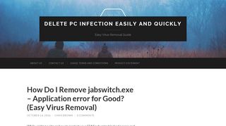 
                            5. How Do I Remove jabswitch.exe - Application …