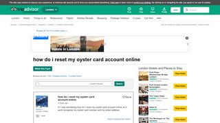 
                            7. how do i reset my oyster card account online - London ...