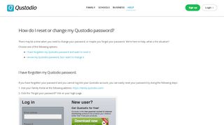 
                            8. How do I reset or change my Qustodio password? - Qustodio