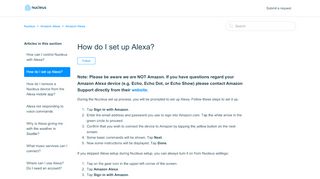 
                            7. How do I set up Alexa? – Nucleus