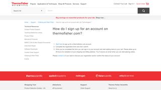 
                            4. How do I sign up for an account with Life Technologies ...
