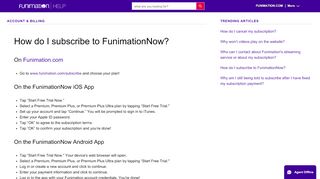 
                            4. How do I subscribe to FunimationNow?