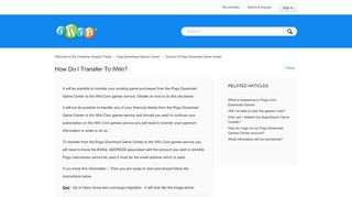 
                            5. How do I transfer to iWin? – Welcome to the Customer ...