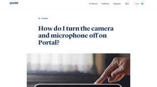 
                            5. How do I turn the camera and microphone off on ... - Facebook Portal