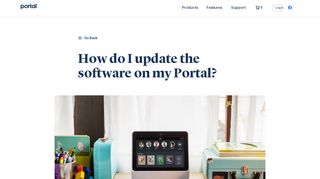 
                            1. How do I update the software on my Portal? - Facebook Portal