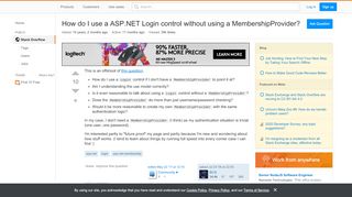 
                            2. How do I use a ASP.NET Login control without using a ...