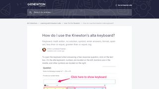 
                            2. How do I use the Knewton's alta keyboard? | Knewton Help ...