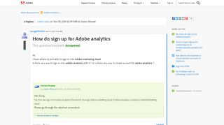 
                            2. How do sign up for Adobe analytics | Adobe …