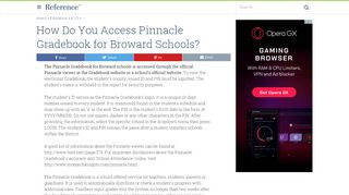 
                            6. How Do You Access Pinnacle Gradebook for Broward Schools ...