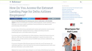 
                            1. How Do You Access the Extranet Landing Page for Delta ...