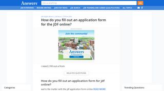 
                            8. How do you fill out an application form for the JDF online?