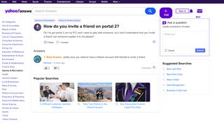 
                            5. How do you invite a friend on portal 2? | Yahoo Answers