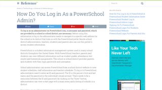 
                            9. How Do You Log in As a PowerSchool Admin? | …