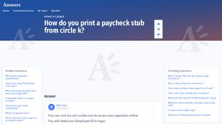 
                            8. How do you print a paycheck stub from circle k - …