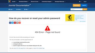 
                            6. How do you recover or reset your admin password? - Joomla ...