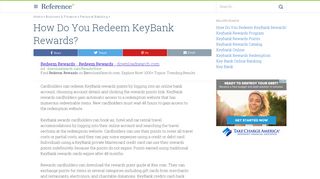 
                            6. How Do You Redeem KeyBank Rewards? | …