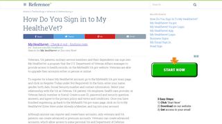 
                            9. How Do You Sign in to My HealtheVet? | …