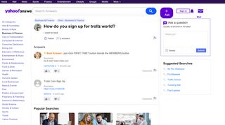 
                            4. how do you sign up for trollz world? | Yahoo Answers