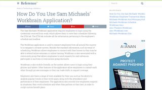 
                            7. How Do You Use Sam Michaels' Workbrain Application ...