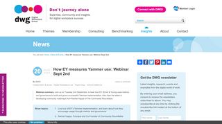 
                            8. How EY measures Yammer use: Webinar Sept 2nd - Digital ...