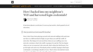 
                            4. How I hacked into my neighbour's WiFi and harvested login ...