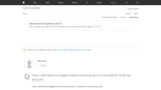 
                            2. How i will check my Apple mail or where p… - Apple Community