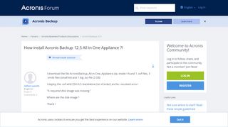 
                            5. How install Acronis Backup 12.5 All In One …