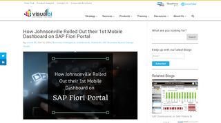 
                            5. How Johnsonville Rolled Out their 1st Mobile Dashboard on SAP Fiori ...