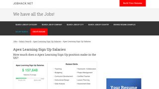 
                            6. How much does a Apex Learning Sign Up job …