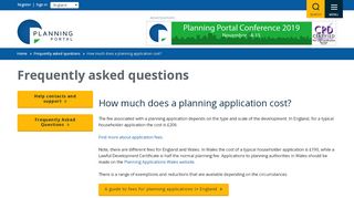 
                            2. How much does a planning application cost? - Planning Portal