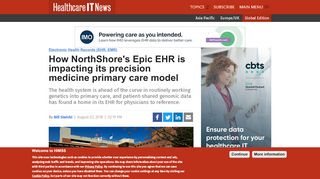 
                            7. How NorthShore's Epic EHR is impacting its precision medicine ...