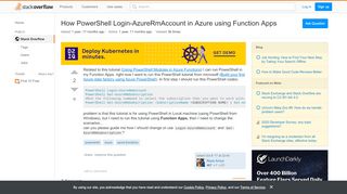 
                            10. How PowerShell Login-AzureRmAccount in Azure using ...