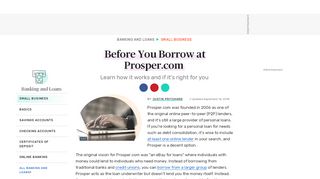 
                            11. How Prosper.com Loans Work for Borrowers