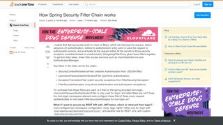 
                            5. How Spring Security Filter Chain works - Stack Overflow