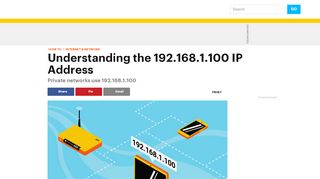 
                            9. How the 192.168.1.100 IP Address Is Used - Lifewire