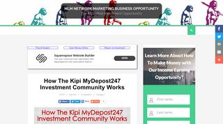 
                            7. How The Kipi MyDepost247 Investment Community Works