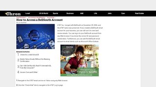 
                            9. How to Access a BellSouth Account | Chron.com