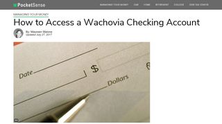 
                            6. How to Access a Wachovia Checking Account | …