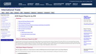 
                            5. How to access ACE Export Trade Reports - U.S. Census Bureau