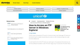 
                            10. How to Access an FTP Server in Windows Explorer - dummies