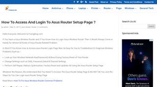 
                            1. How To Access And Login To Asus Router Setup …