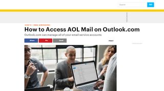 
                            9. How to Access AOL Mail in Outlook.com - Lifewire